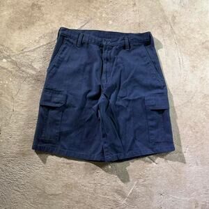 Navy Blue Cargo Shorts